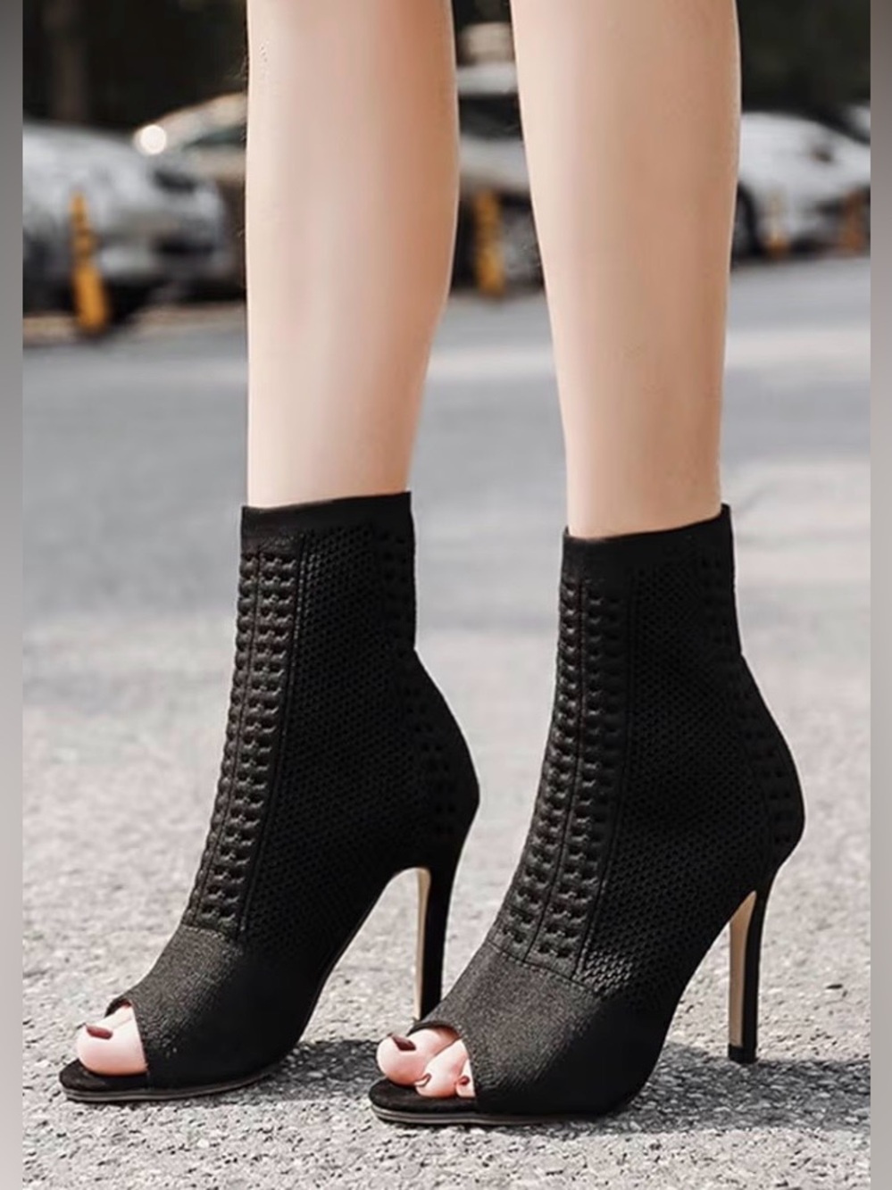 Charles David booties. Black. Barely worn. Mint condition.